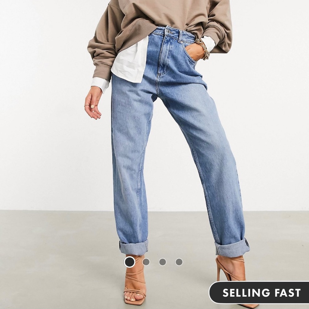 CLOSET CLEAR OUT! ASOS High Rise Slouchy Mom Jean
